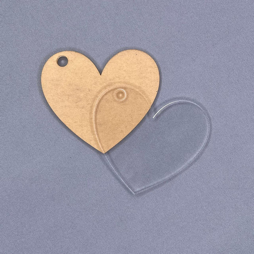 Acrílico Corazón